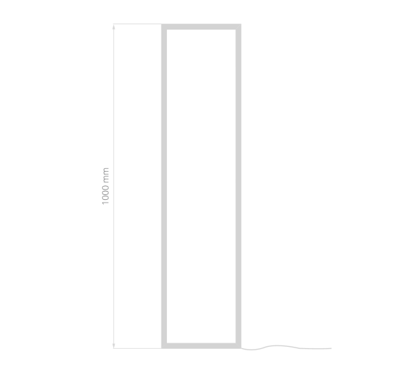 Moderne LED Stehleuchte CUBUS-1 mit Smart-Home-Steuerung und 3D-Design